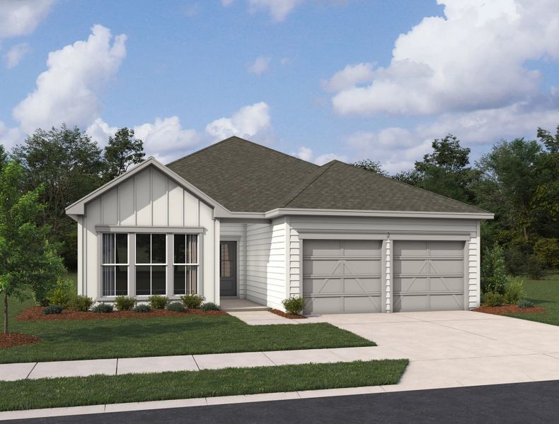 Representative exterior photo of a completed home built from the Aurora by Ashton Woods in The Pointe at Heron Bay, Locust Grove, GA (Image 1).