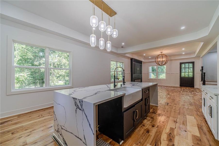 Furnished interior view inside a new home in , Flowery Branch (Image 5).