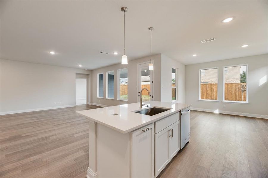 Furnished interior view inside a new home in Creekside of Crowley, Crowley (Image 9).