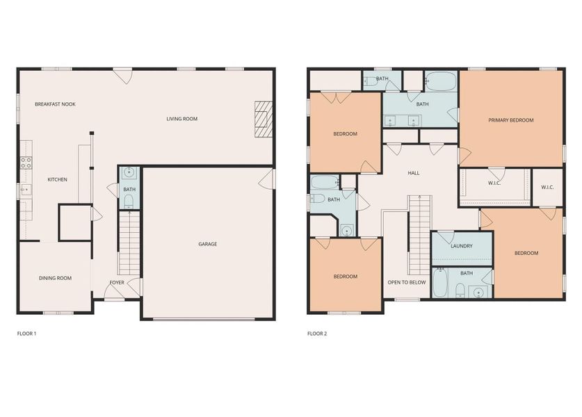 2D floor plan layout of this home in , Winston-Salem, NC (Image 6).