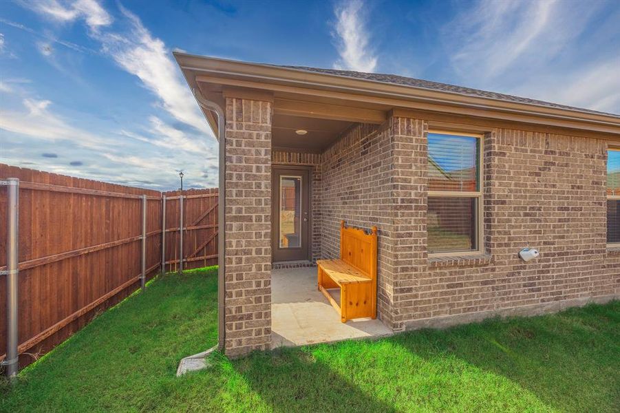Exterior details and patio area of a home in , Lavon (Image 3).