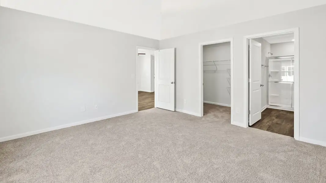 Spacious, unfurnished interior of a new home in Indigo Preserve Townhomes, Leland (Image 30).