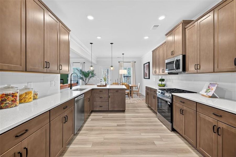 Furnished interior view inside a new home in Sagebrook, Powder Springs (Image 11).