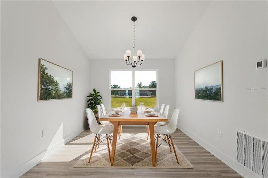 Furnished interior view inside a new home in Country Way South, Newberry (Image 6).