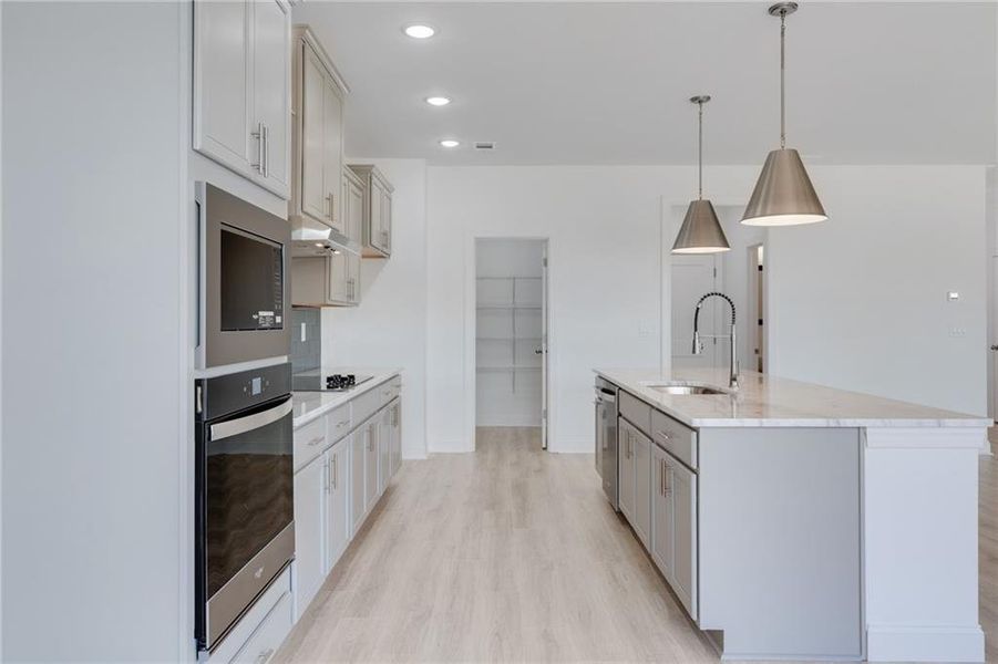 Furnished interior view inside a new home in , Buford (Image 11).