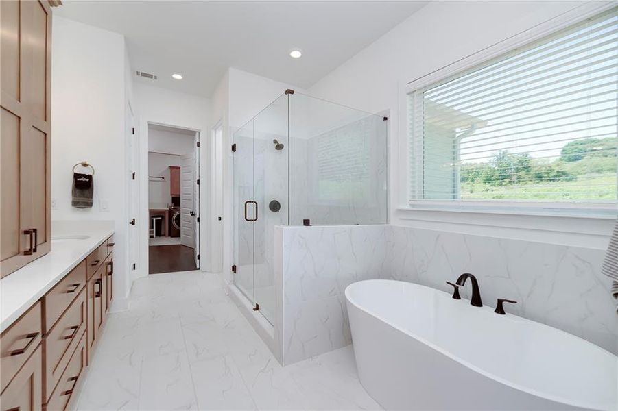 Furnished interior view inside a new home in Maddux Path, Cumming (Image 18).