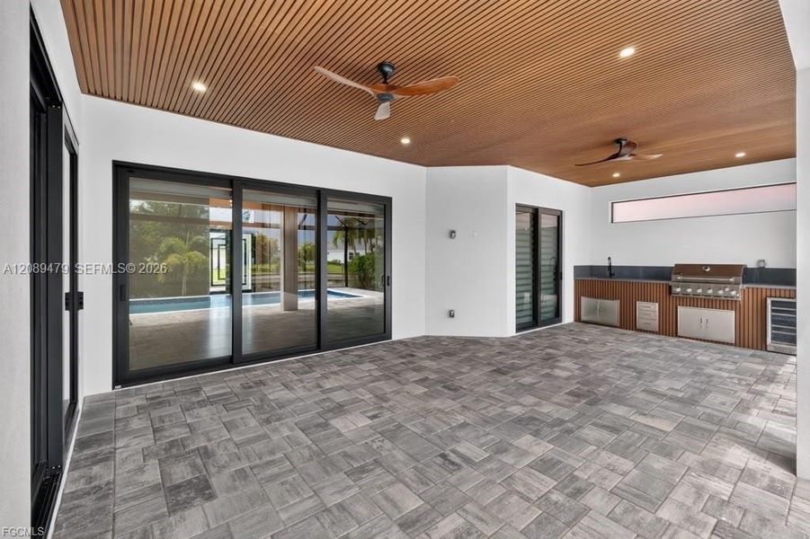 Exterior details and patio area of a home in , Cape Coral (Image 28). Exterior details and patio area of a home in , Cape Coral (Image 28).