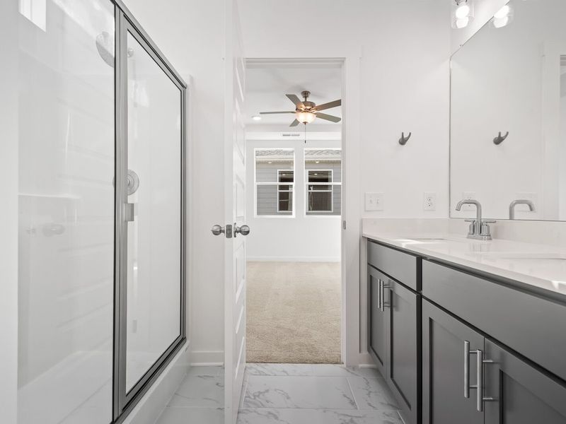 Furnished interior view inside a new home in Sage Farms, White House (Image 14).
