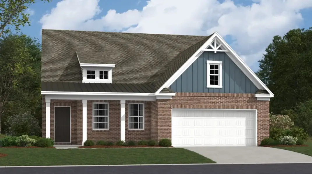 Front exterior of a home in the Woodcreek Farms - Northwoods Villas community, located in Elgin, SC (Image 16).