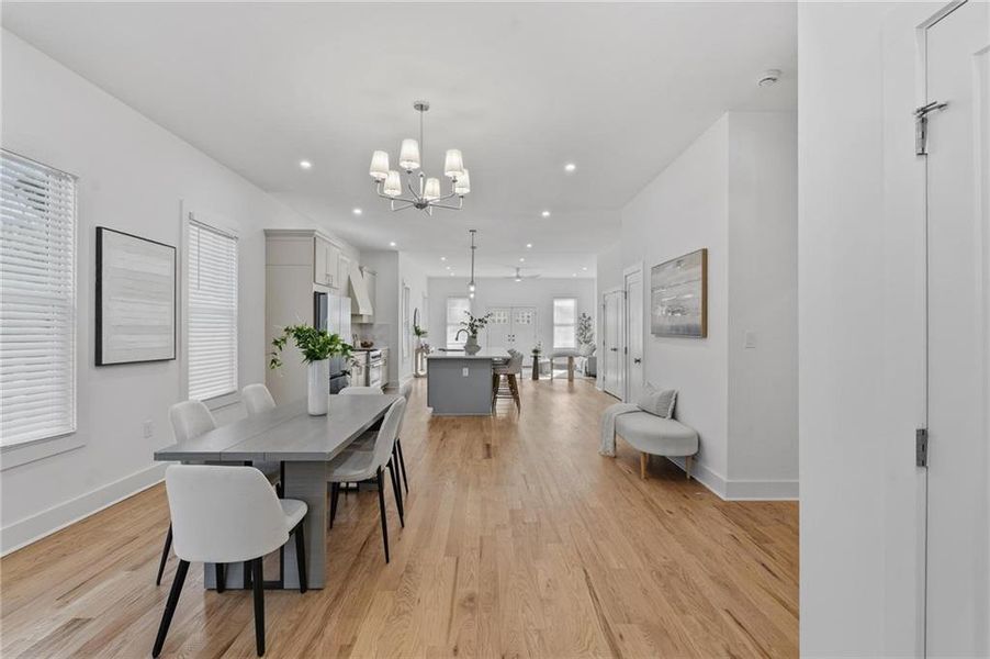 Furnished interior view inside a new home in , Atlanta (Image 13).