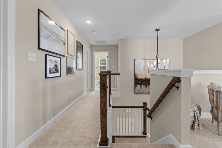 Representative furnished interior of a home built from the The Waverunner by Chesapeake Homes in Coastal Club of the Carolinas, Calabash (Image 43).