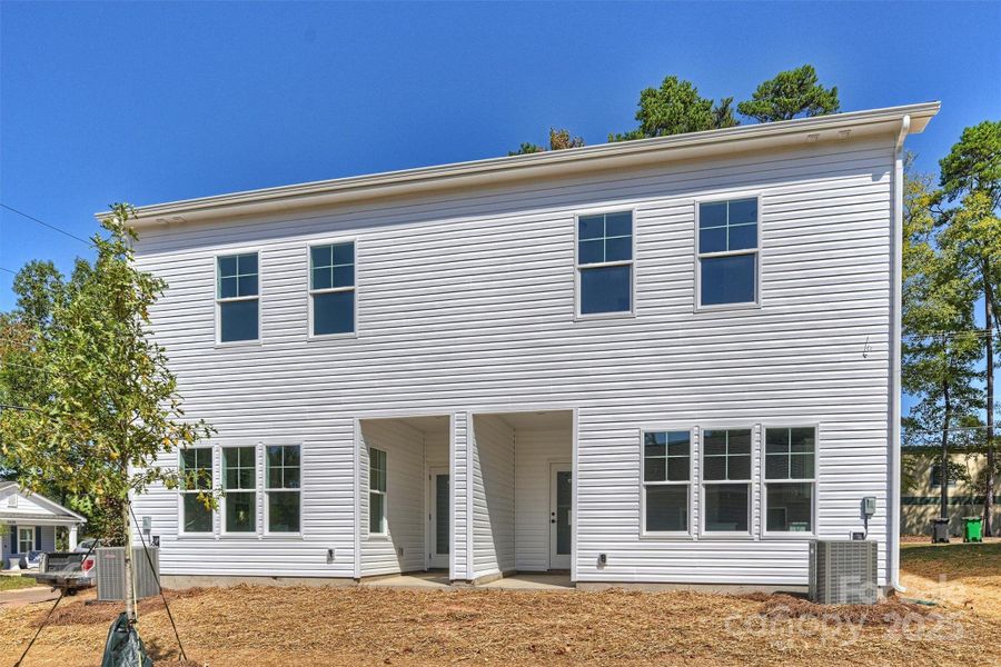 Exterior details and patio area of a home in , Charlotte (Image 22).