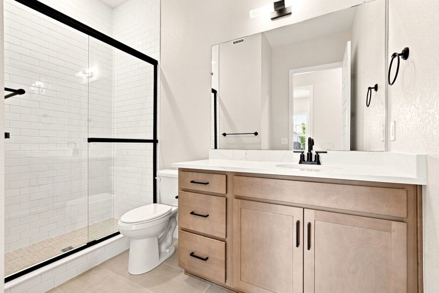 Furnished interior view inside a new home in Hilltop at Inspiration, Aurora (Image 9).