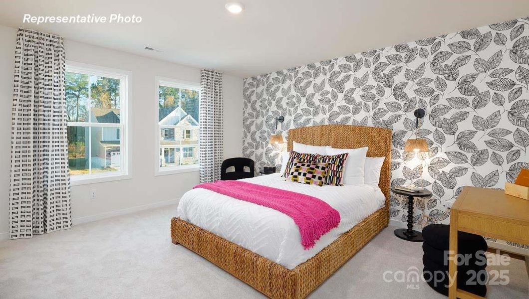 Furnished interior view inside a new home in Westport, York (Image 42).