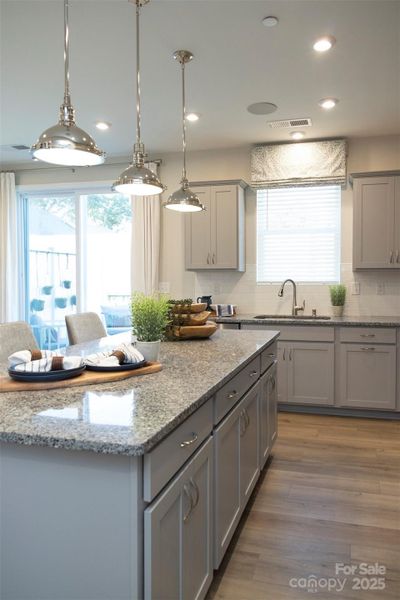 Furnished interior view inside a new home in Hedgecliff Townes, Kannapolis (Image 8). Furnished interior view inside a new home in Hedgecliff Townes, Kannapolis (Image 8).