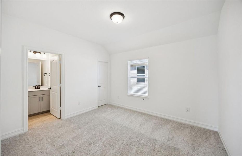 Secondary bedroom designed for comfort and convenience