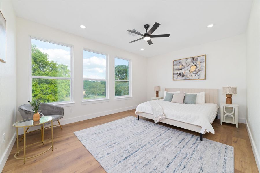 Furnished interior view inside a new home in , Houston (Image 9).