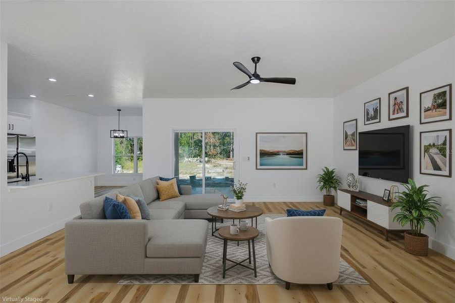 Furnished interior view inside a new home in , Weeki Wachee (Image 20).