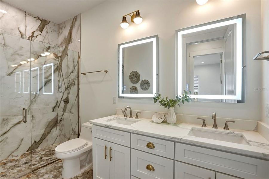 Furnished interior view inside a new home in , Madeira Beach (Image 39).