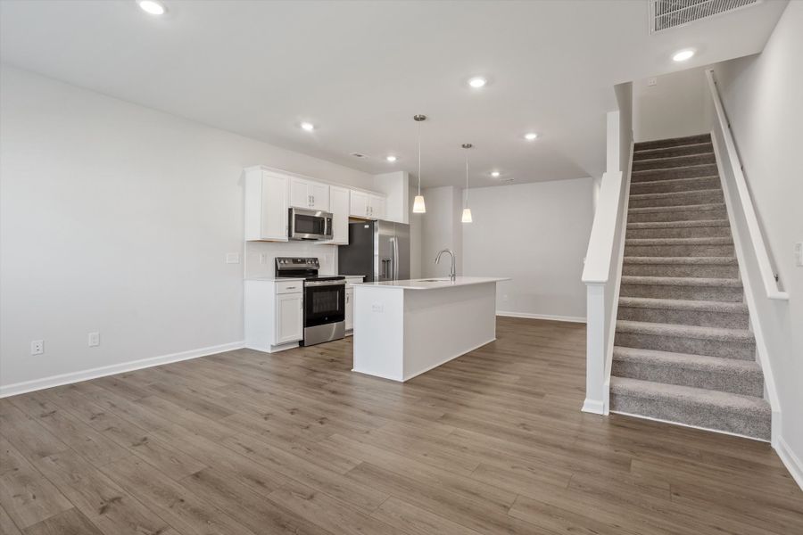 Furnished interior view inside a new home in Renaissance at White Oak, Garner (Image 6).