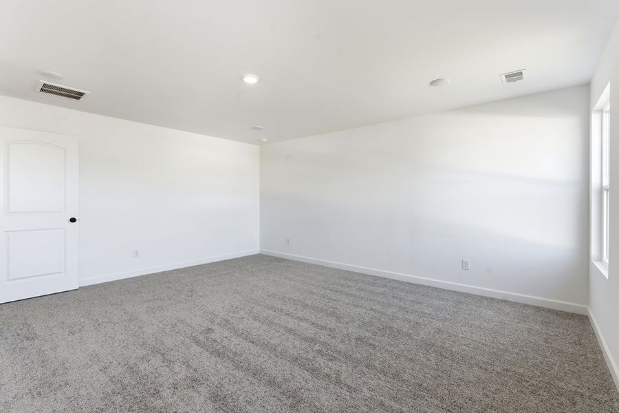 A room with white walls.