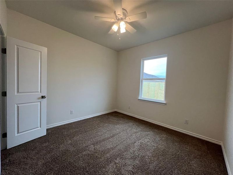 Bedroom #3 - Carpet with walk-in closet