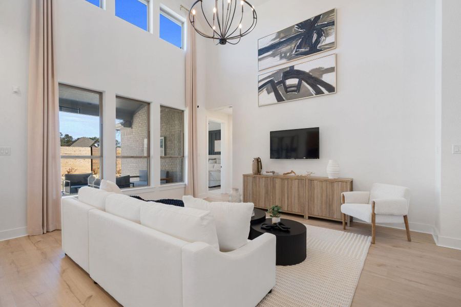 Furnished interior view inside a new home in Highland Village, Georgetown (Image 16).