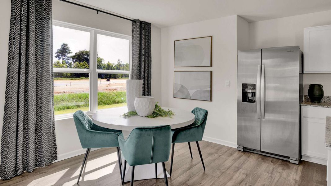 Furnished interior view inside a new home in Fox Hollow, Dalton (Image 22).