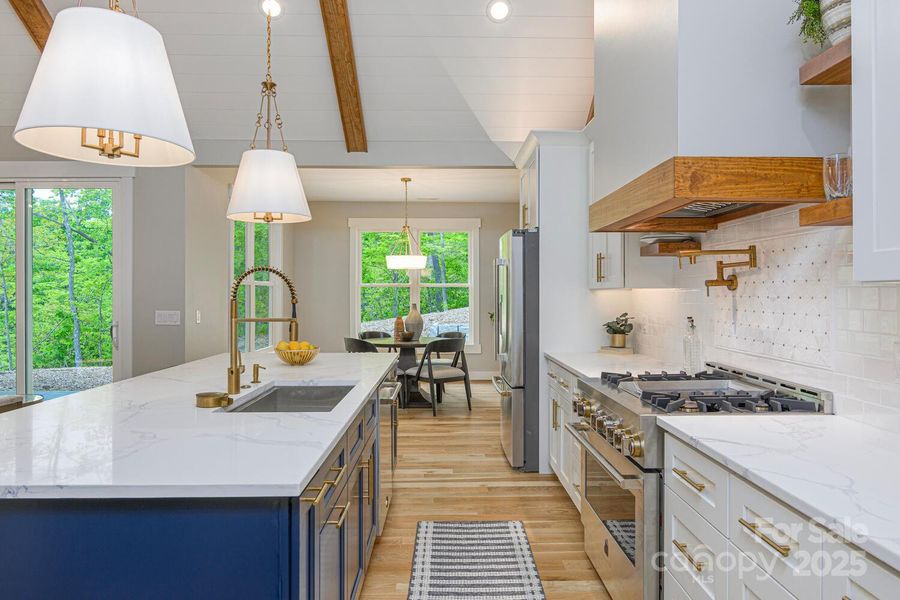 Furnished interior view inside a new home in , Hendersonville (Image 37).