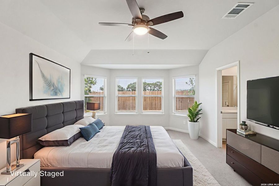 Furnished interior view inside a new home in Kallison Ranch, San Antonio (Image 15).