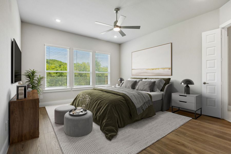 Furnished interior view inside a new home in Rainwater Crossing, Celina (Image 8).
