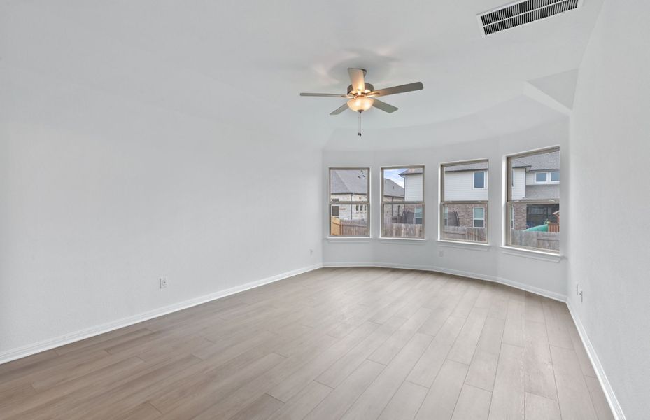 Owner's Suite with Bay Windows