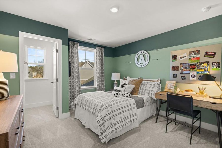 Furnished interior view inside a new home in Wellington Estates, Madison (Image 5). Furnished interior view inside a new home in Wellington Estates, Madison (Image 5).