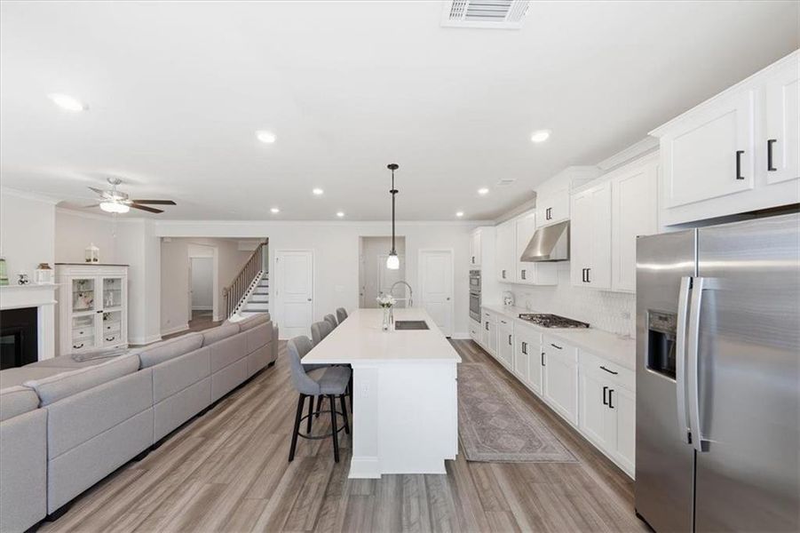 Furnished interior view inside a new home in Falls Creek, Flowery Branch (Image 39).