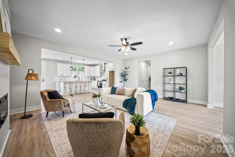 Furnished interior view inside a new home in , Concord (Image 43).
