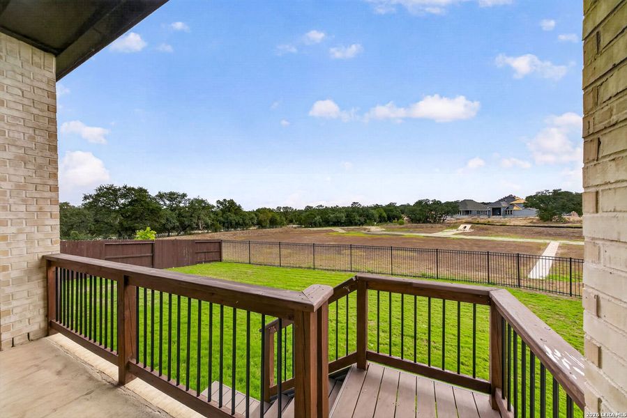 Exterior details and patio area of a home in Veramendi, New Braunfels (Image 25).