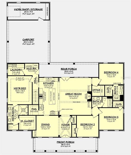2D floor plan layout of this home in , Bushnell, FL (Image 3).