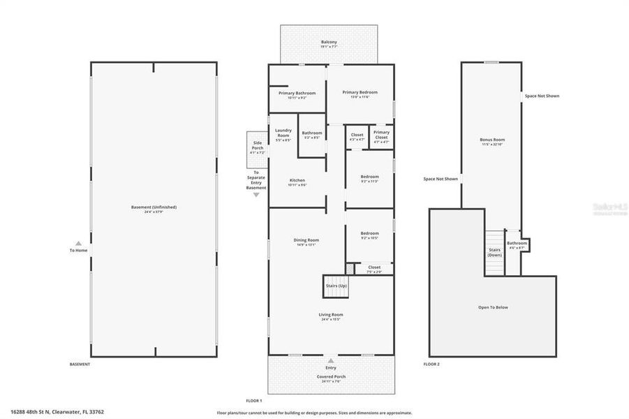 2D floor plan layout of this home in , Clearwater, FL (Image 5). 2D floor plan layout of this home in , Clearwater, FL (Image 5).