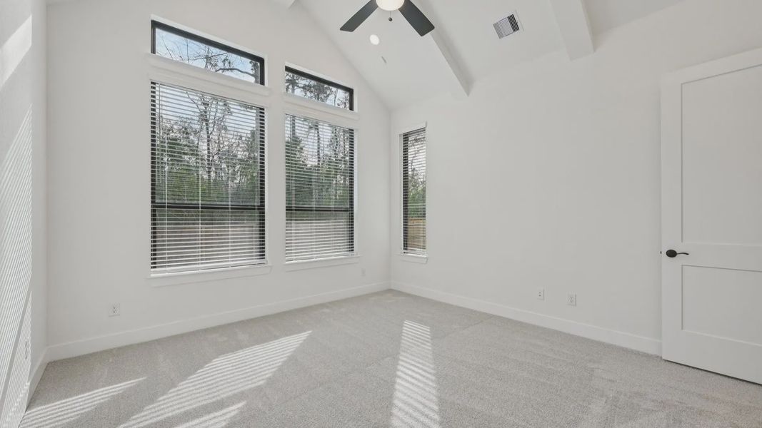 Representative unfurnished interior of a home built from the Summerton by Chesmar Homes in Audubon, Magnolia (Image 33). Representative unfurnished interior of a home built from the Summerton by Chesmar Homes in Audubon, Magnolia (Image 33).