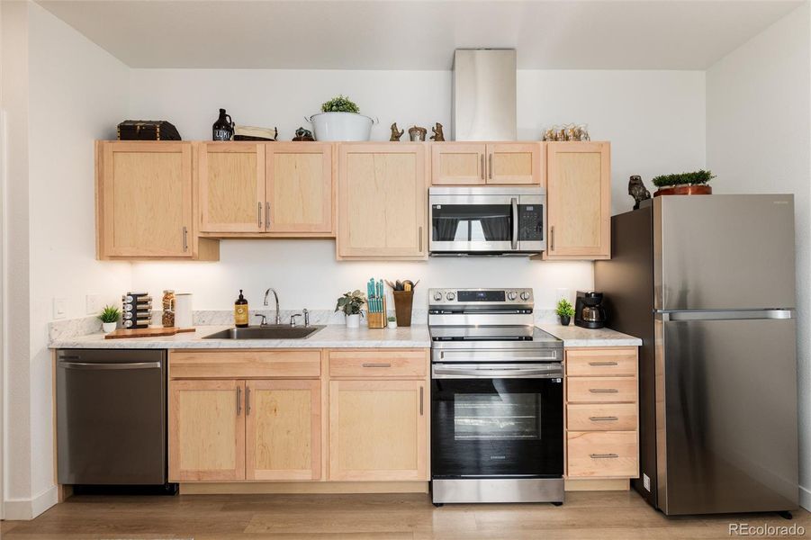 Furnished interior view inside a new home in , Denver (Image 24).