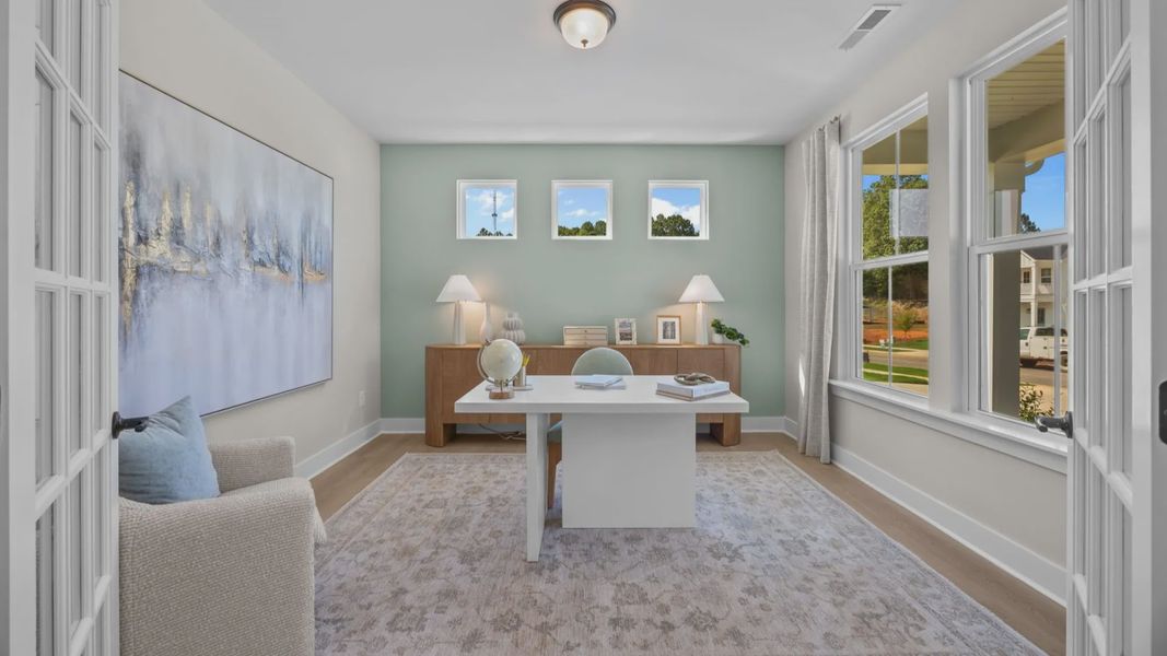 The Jordan Plan by DRB Homes in Farms at Bellingham, Mooresville, NC - Office