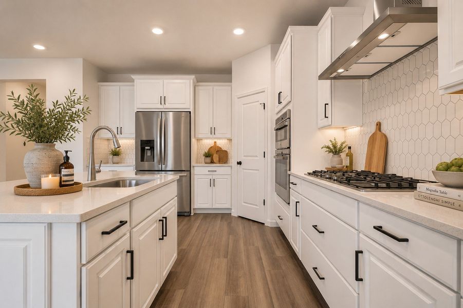 Furnished interior view inside a new home in The Town Collection at Independence, Elizabeth (Image 7).