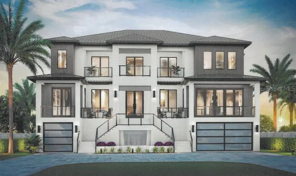 Front exterior of a new home in , Tampa, FL, highlighting curb appeal (Image 1). Front exterior of a new home in , Tampa, FL, highlighting curb appeal (Image 1).