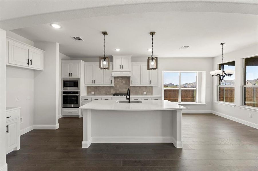 Furnished interior view inside a new home in Lovers Landing, Forney (Image 9).