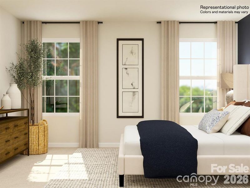 Furnished interior view inside a new home in River Ridge Townes, Charlotte (Image 4).