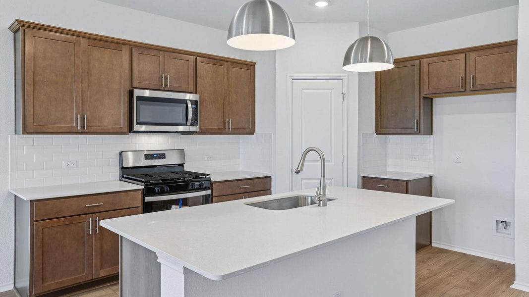 Furnished interior view inside a new home in Valverde, Bastrop (Image 3).