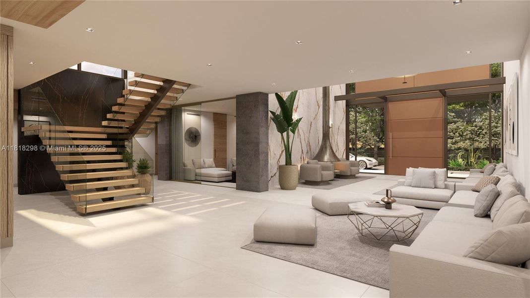 Furnished interior view inside a new home in , Pinecrest (Image 7).