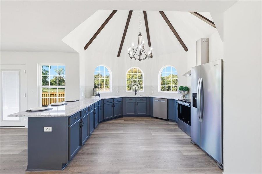 Furnished interior view inside a new home in , Boyd (Image 8).