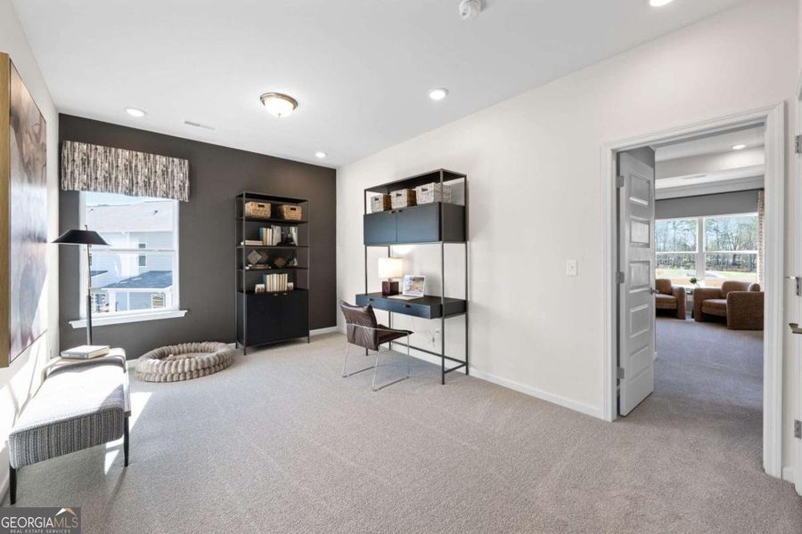 Furnished interior view inside a new home in Stonebridge North, Macon (Image 21).