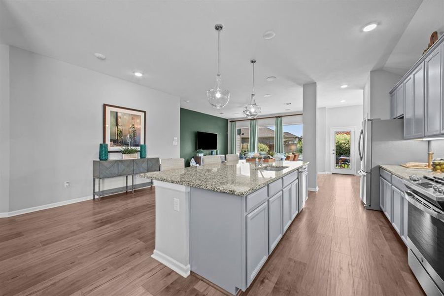 Furnished interior view inside a new home in Tavolo Park Cottages, Fort Worth (Image 4).